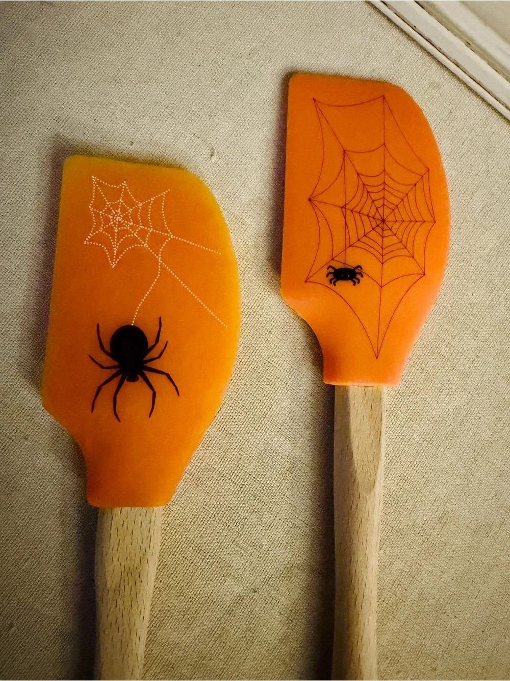 Vintage Halloween themed silicone spatulas set of 4